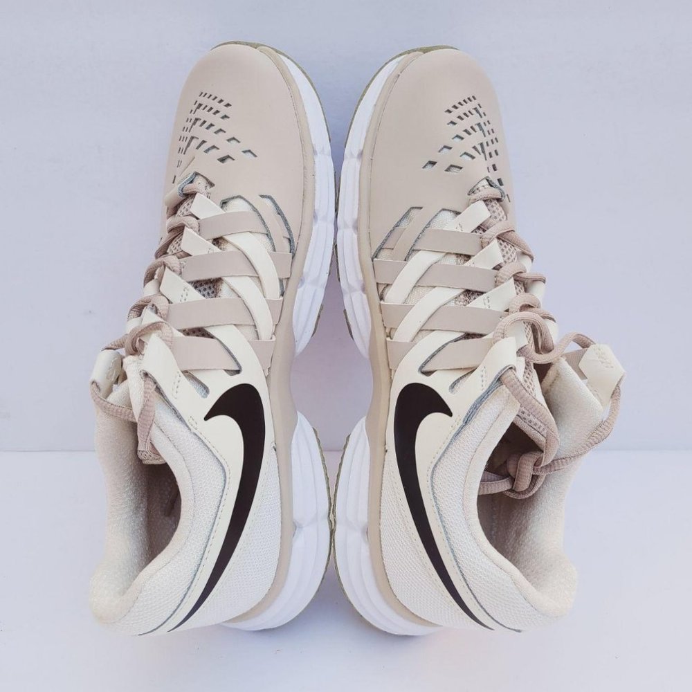 NEW Nike Lunar Fingertip TR Training Shoes 898066-201 Size 8 Beige - Picture 4 of 6